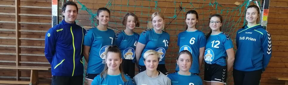 Die weibliche B-Jugend sagt danke…